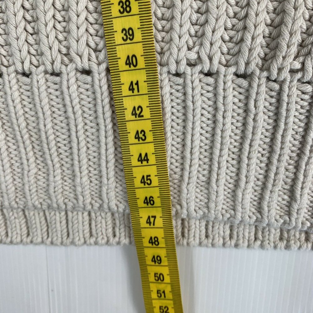 Witchery Womens Pointelle Slouch Crop Knit Bone Cream Size M NWT RRP $129.95 - Picture 7 of 7